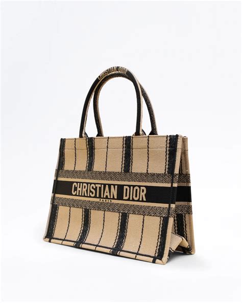 Christian Dior Medium Bayadere Book Tote 